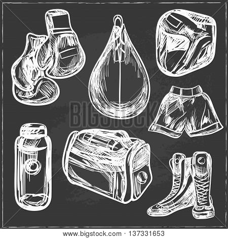 Boxing digital design, vector illustration graphic vintage