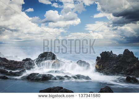 Easter Island Rocky Coast.