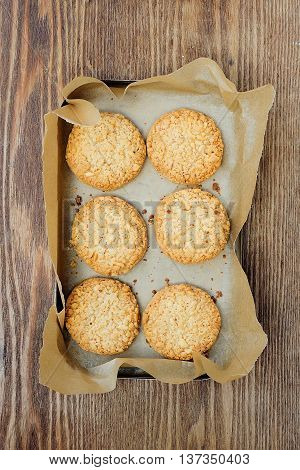 Biscuits - A Stack Of Delicious Wheat Round Biscuits