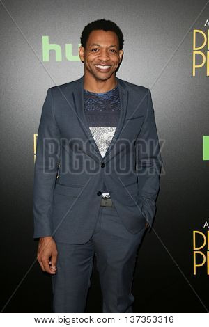 NEW YORK-JUL 30: Actor Derrick Baskin attends the Hulu Original Premiere of 'Difficult People' at the SVA Theater on July 30, 2015 in New York City.