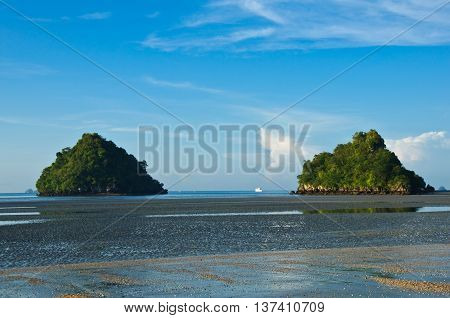 Andaman sea Aonang Krabi Province in Thailand