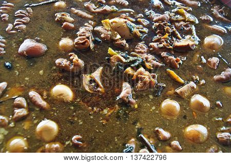 Thai Style Fragrant Eggs and Pork Chinese Five-Spice Stew