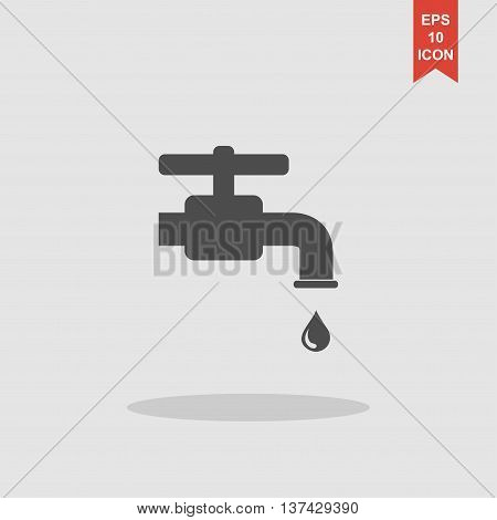 Tap Icon. Flat Design Style.