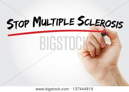 Hand Writing Stop Multiple Sclerosis