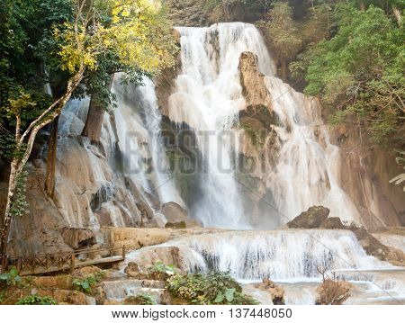 Kuang Si Waterfall near Luang Prabang Laos