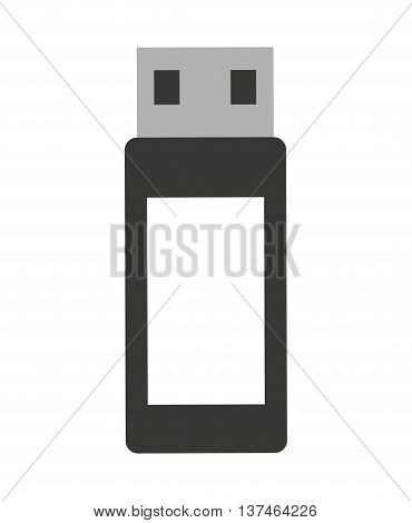 usb memory  isolated icon design, vector illustration  graphic