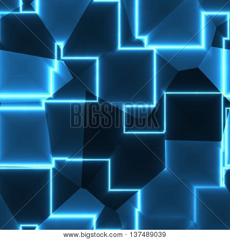 Gleaming bright abstract blue texture or background
