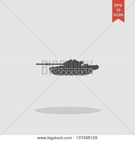 Tank Icon. Vector Concept Illustration For Design
