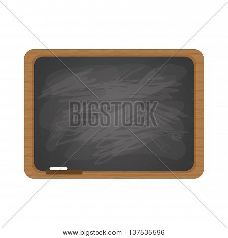 School concept represented by chalkboad icon. isolated and flat illustration