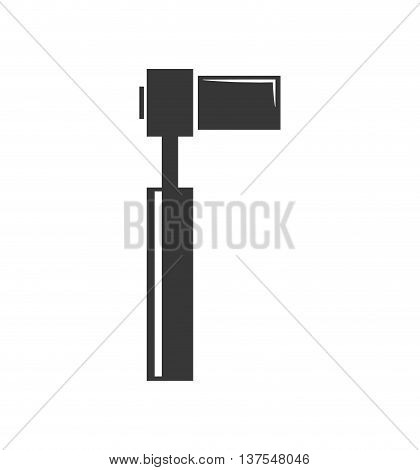 Constuction and repair concept represented by wrench tool icon. isolated and flat illustration
