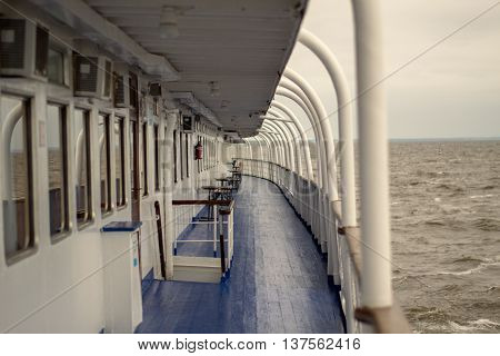 A Volga river cruise on a ship