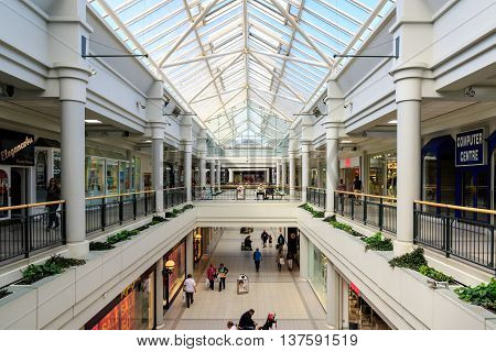 Welwyn Garden City UK - July 02 2016 - Howard Centre a shopping centre in Welwyn Garden City Hertfordshire