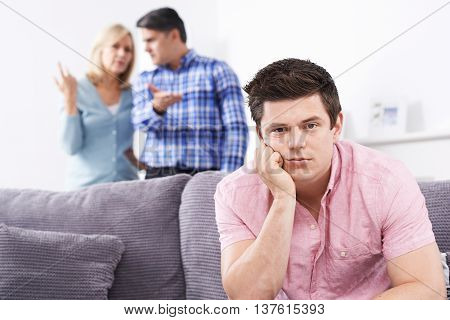 Mature Parents Frustrated With Adult Son Living At Home