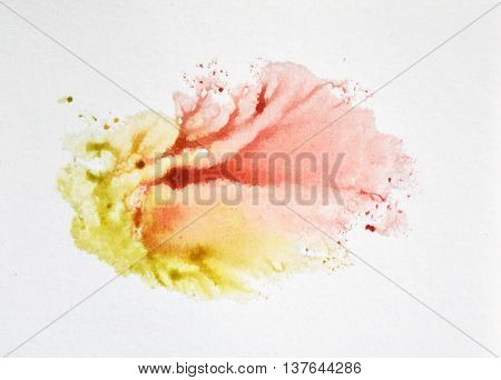 Beautiful abstract watercolor element for your design