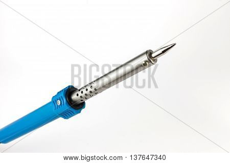Soldering Iron On White Background