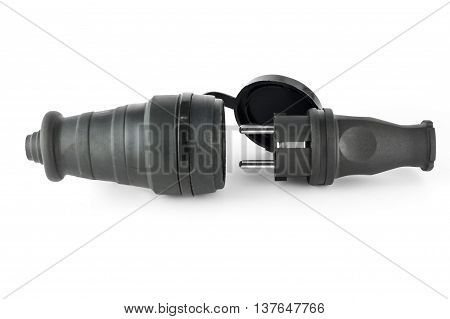 Electric Rubber Plug With Socket