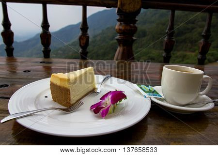 Afternoon tea at a mountain coffee house in southern Taiwan