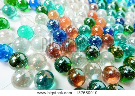 marble ball zoom in background and space