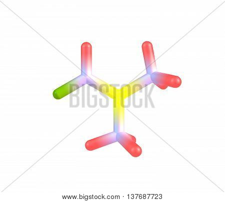 Dimethylformamide or DMF is an organic compound with the formula CH32NCOH. Commonly abbreviated as DMF. This colourless liquid. DMF is a common solvent for chemical reactions. 3d illustration