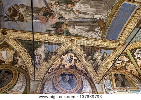 Abbey Of Monte Oliveto Maggiore, Tuscany, Italy