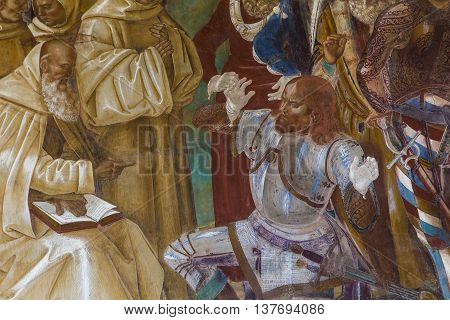 Abbey Of Monte Oliveto Maggiore, Tuscany, Italy