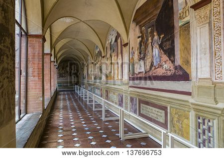 Abbey Of Monte Oliveto Maggiore, Tuscany, Italy