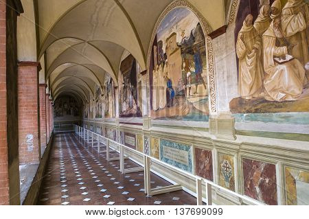 Abbey Of Monte Oliveto Maggiore, Tuscany, Italy