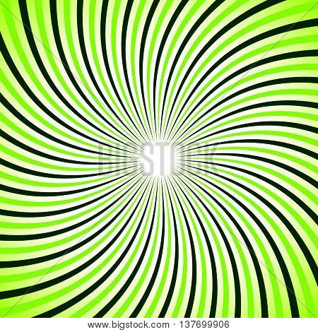 Swirl, Twirl, Spiral Sunburst Background. Monochrome Pattern.