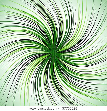 Spiral Background With Thin Radial Lines. Concentric, Circular Swirl, Twirl Pattern. Sunburst With R