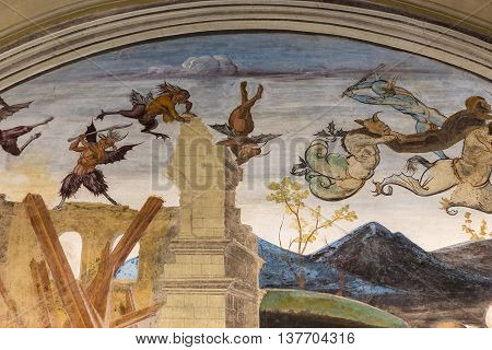 Abbey Of Monte Oliveto Maggiore, Tuscany, Italy