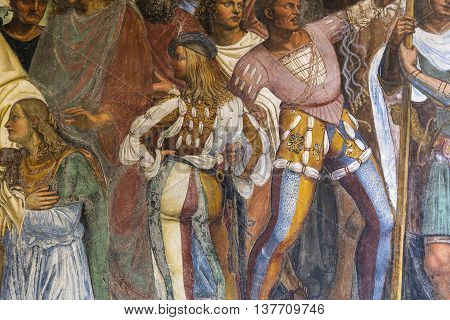 Abbey Of Monte Oliveto Maggiore, Tuscany, Italy