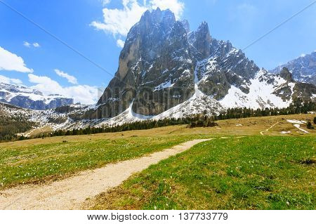 Italian Dolomites Landscape. 