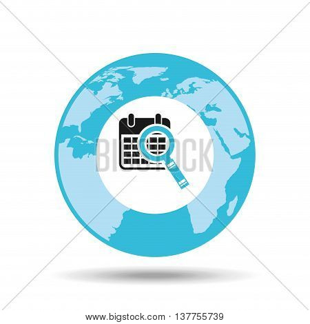 transportation delivery service box warehouse isolated, vector illustration