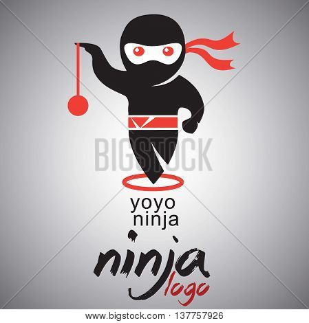 ninja logo concept designed in a simple way so it can be use for multiple proposes like logo ,marks ,symbols or icons.