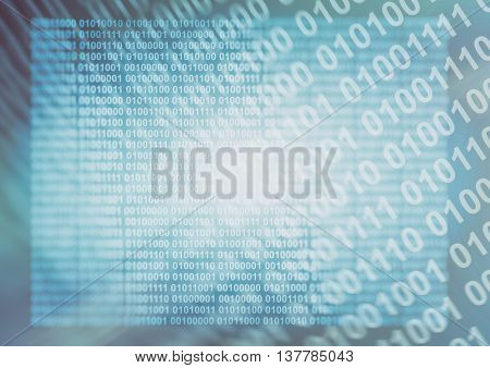 Binary abstract background.