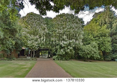 Johannesburg Botanical Garden in Emmarentia park - Entrance, South Africa