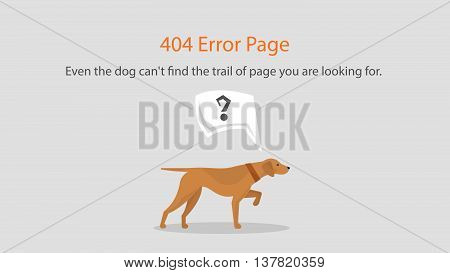 Vector 404 error page template for website. Open space with astronaut and stars.