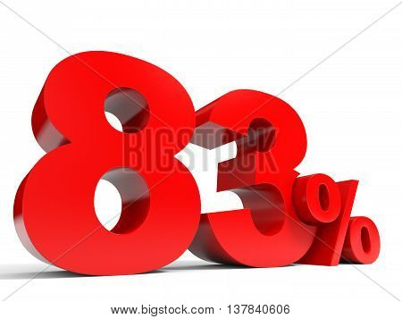 Red Eighty Three Percent Off. Discount 83%.