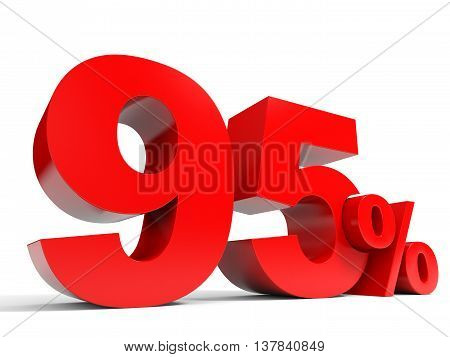 Red Ninety Five Percent Off. Discount 95%.