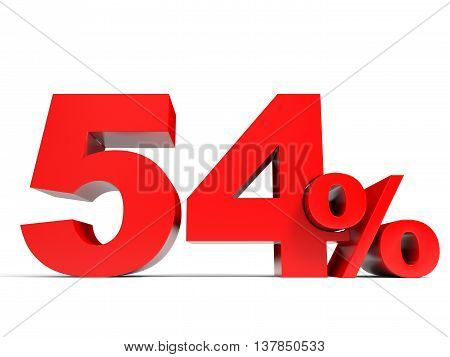 Red Fifty Four Percent Off. Discount 54%.