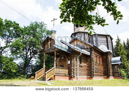 Beautiful Chirch And Blue Sky In A Nice Day