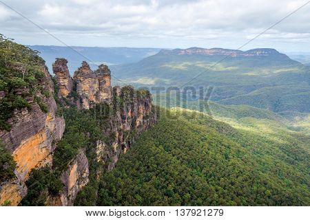 Three Sisters In Blue Mountains, Australia