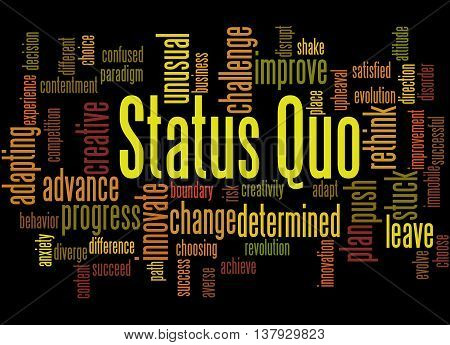 Status Quo, Word Cloud Concept 3