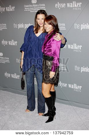 Jennifer Garner and Elyse Walker at the 4th Annual Pink Party held at the Hanger 8 in Santa Monica, USA on September 13, 2008.