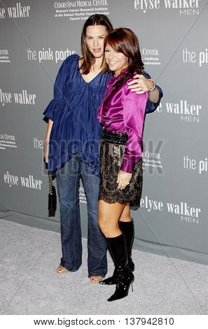 Jennifer Garner and Elyse Walker at the 4th Annual Pink Party held at the Hanger 8 in Santa Monica, USA on September 13, 2008.