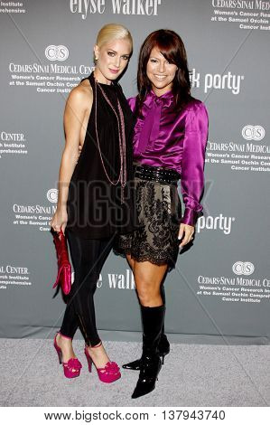 Heidi Montag and Elyse Walker at the 4th Annual Pink Party held at the Hanger 8 in Santa Monica, USA on September 13, 2008.
