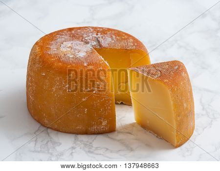 Ahumado de Aliva is a smoked cheese produced in the area of Aliva Cantabria Spain.