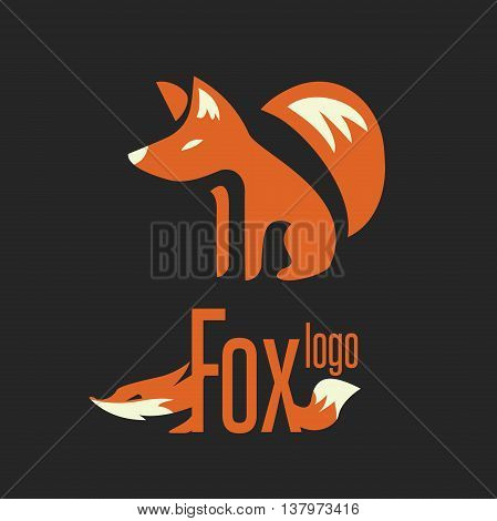 fox logo concept designed in a simple way so it can be use for multiple proposes like logo ,marks ,symbols or icons.