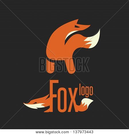 fox logo concept designed in a simple way so it can be use for multiple proposes like logo ,marks ,symbols or icons.