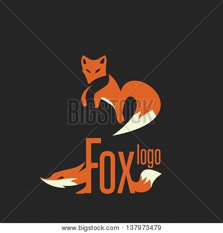 fox logo concept designed in a simple way so it can be use for multiple proposes like logo ,marks ,symbols or icons.